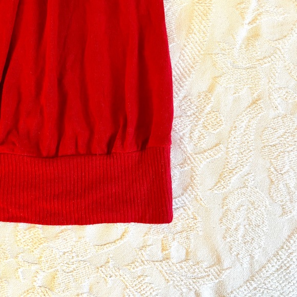 Like-New Vintage Y2K Off the Shoulder Little Red Dress - Picture 5 of 8